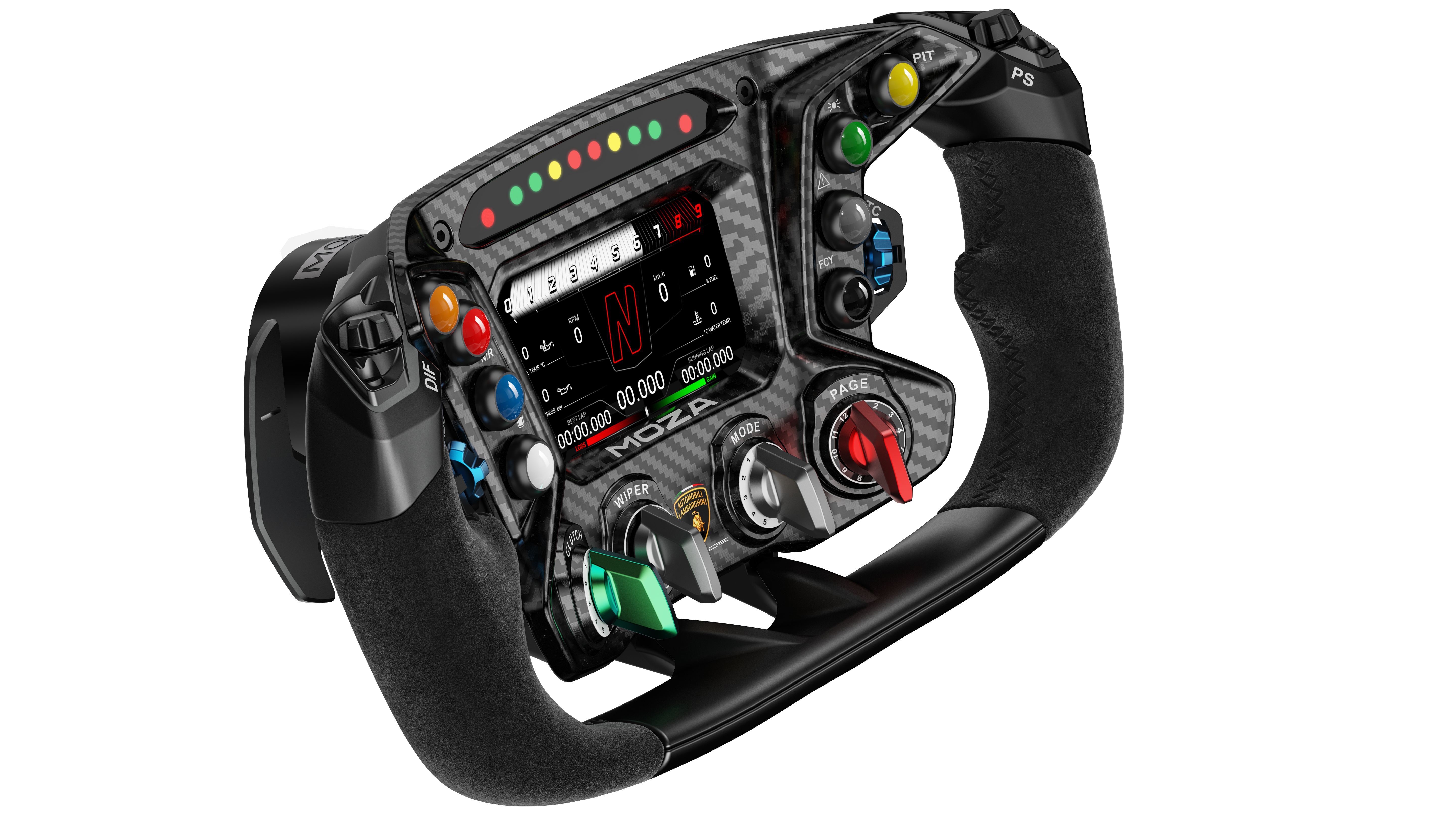 MOZA Racing Automobili Lamborghini Squadra Corse Essenza SCV12 Steering Wheel