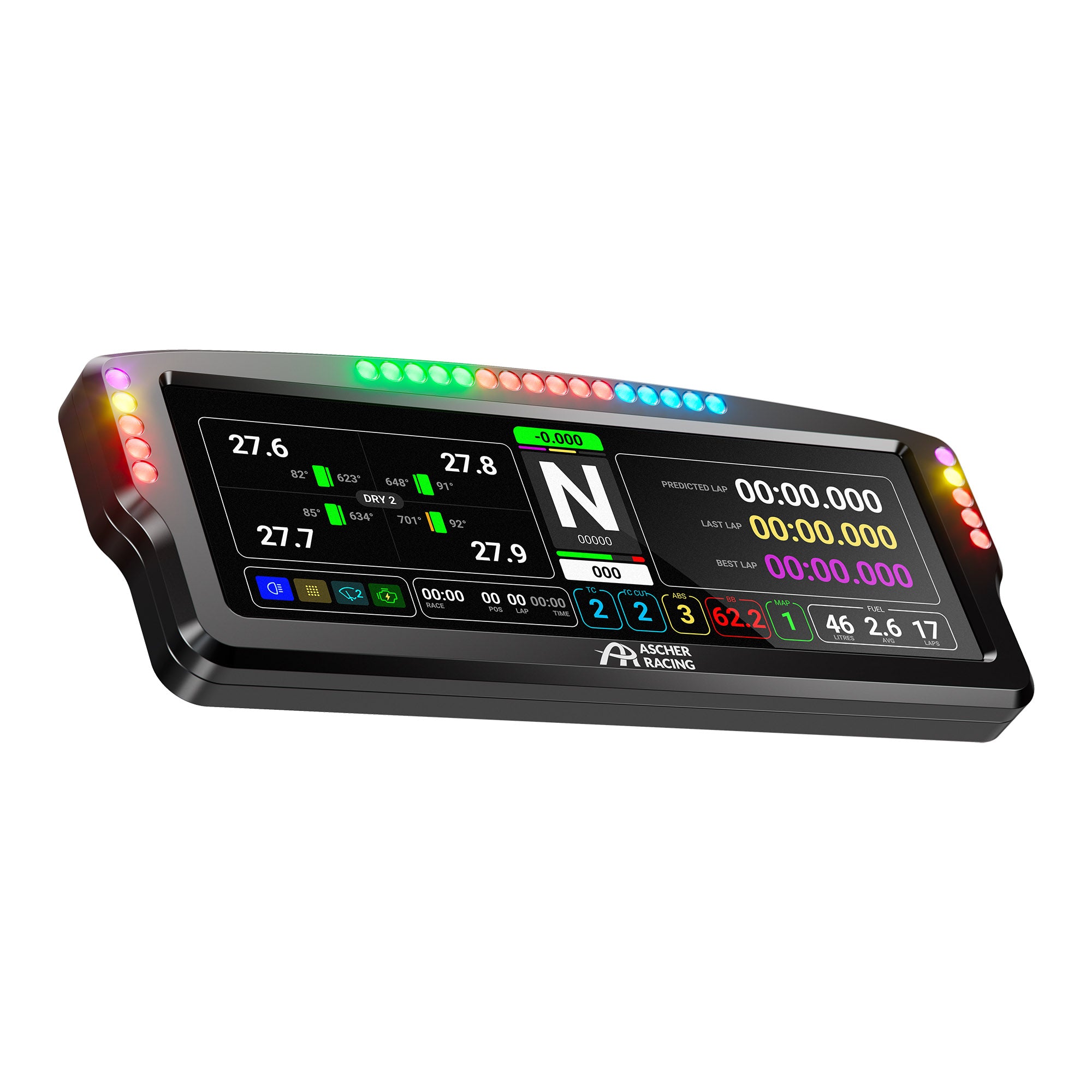 Ascher Racing 8" Dashboard