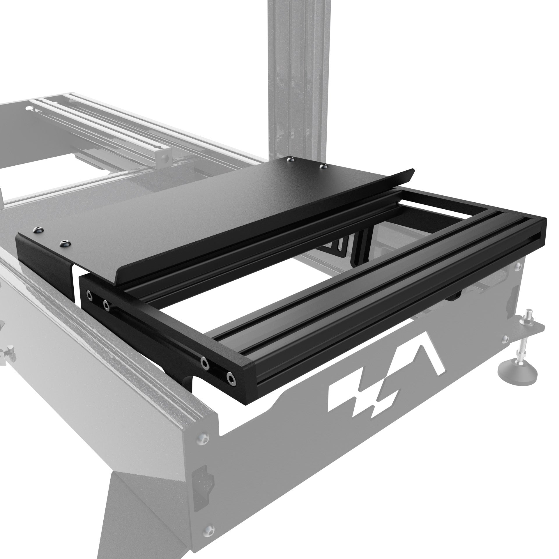 pedal plate Aluminum Pedal Tray & Heel Rest (Generation 2)
