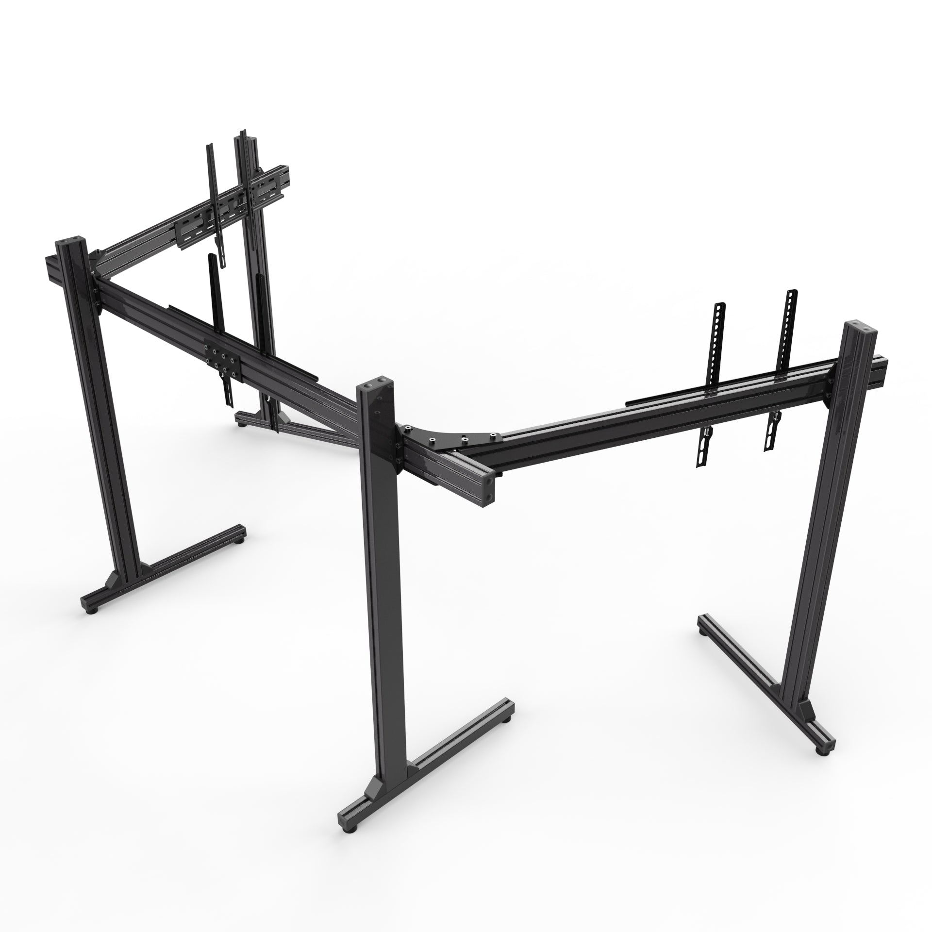 Freestanding Triple TV Stand (Up to 65")