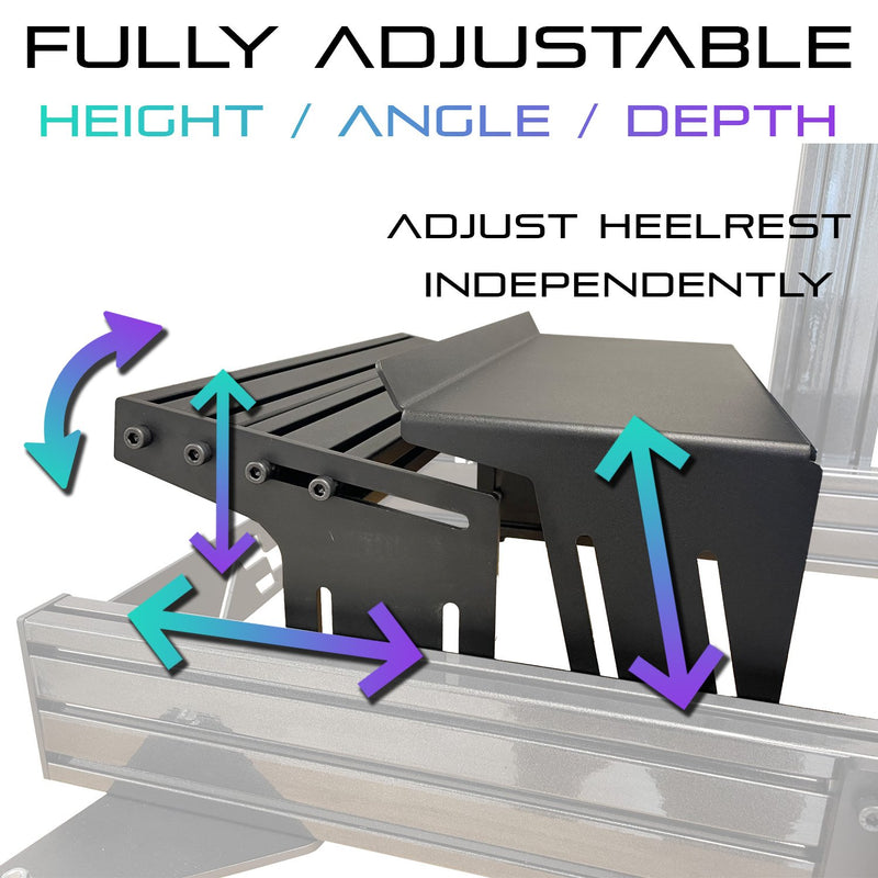 Aluminum Pedal Deck & Heel Rest
