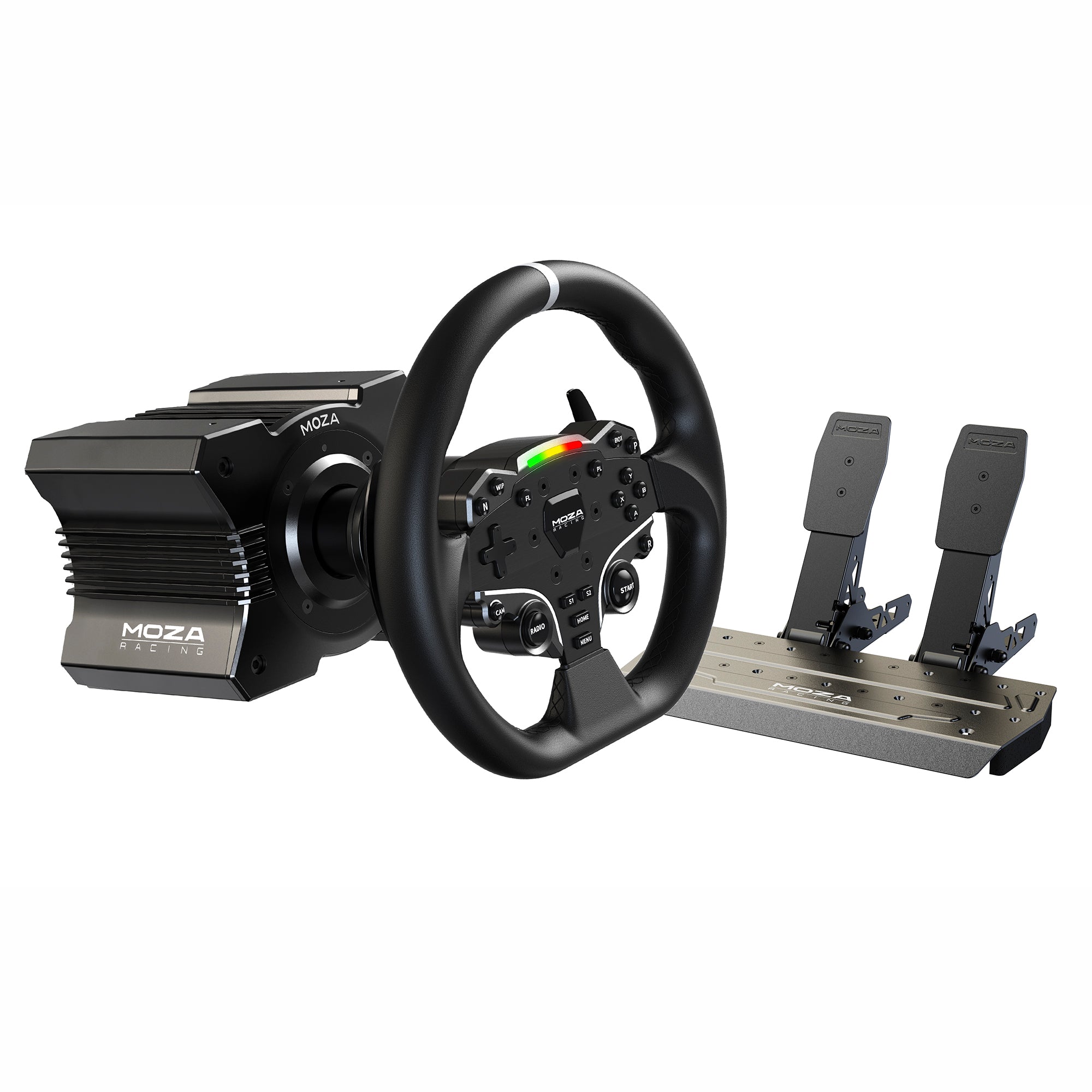 gaming steering wheel and pedals MOZA Racing R5 Racing Simulator Bundle – Advanced SimRacing