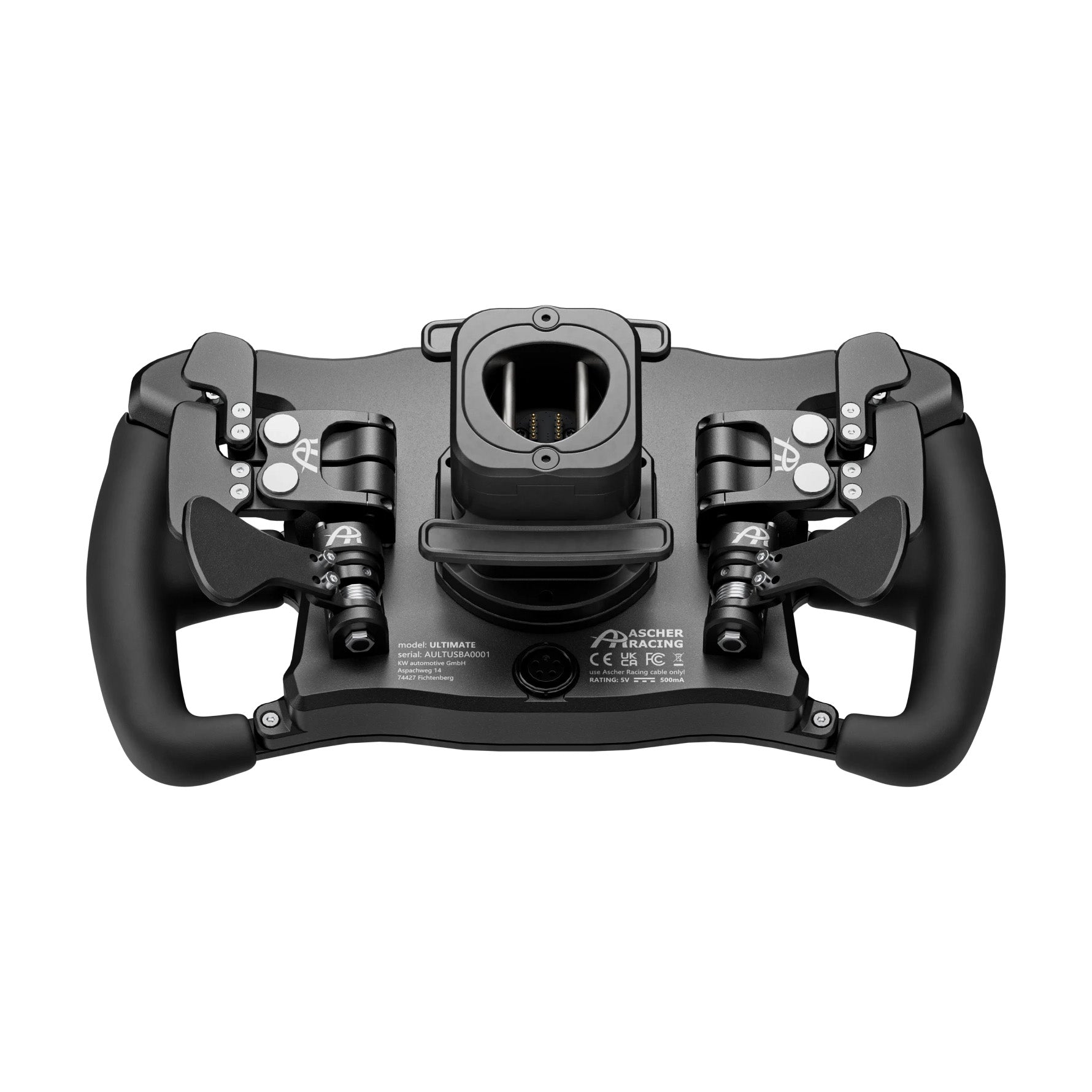 Ascher Racing x Simucube Ultimate Steering Wheel