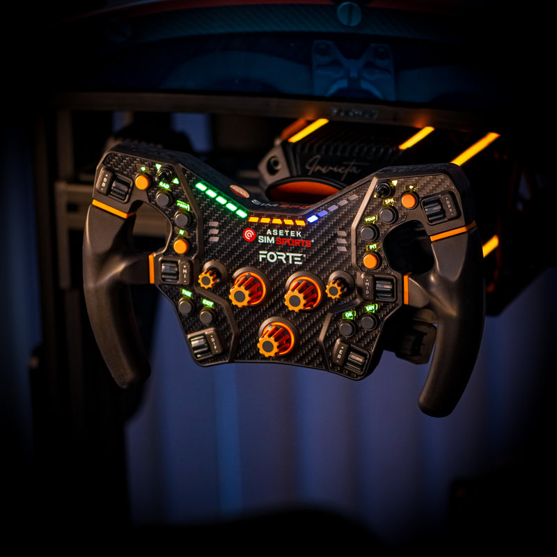 Asetek SimSports Orange Buttons (Encoder + 7-way)