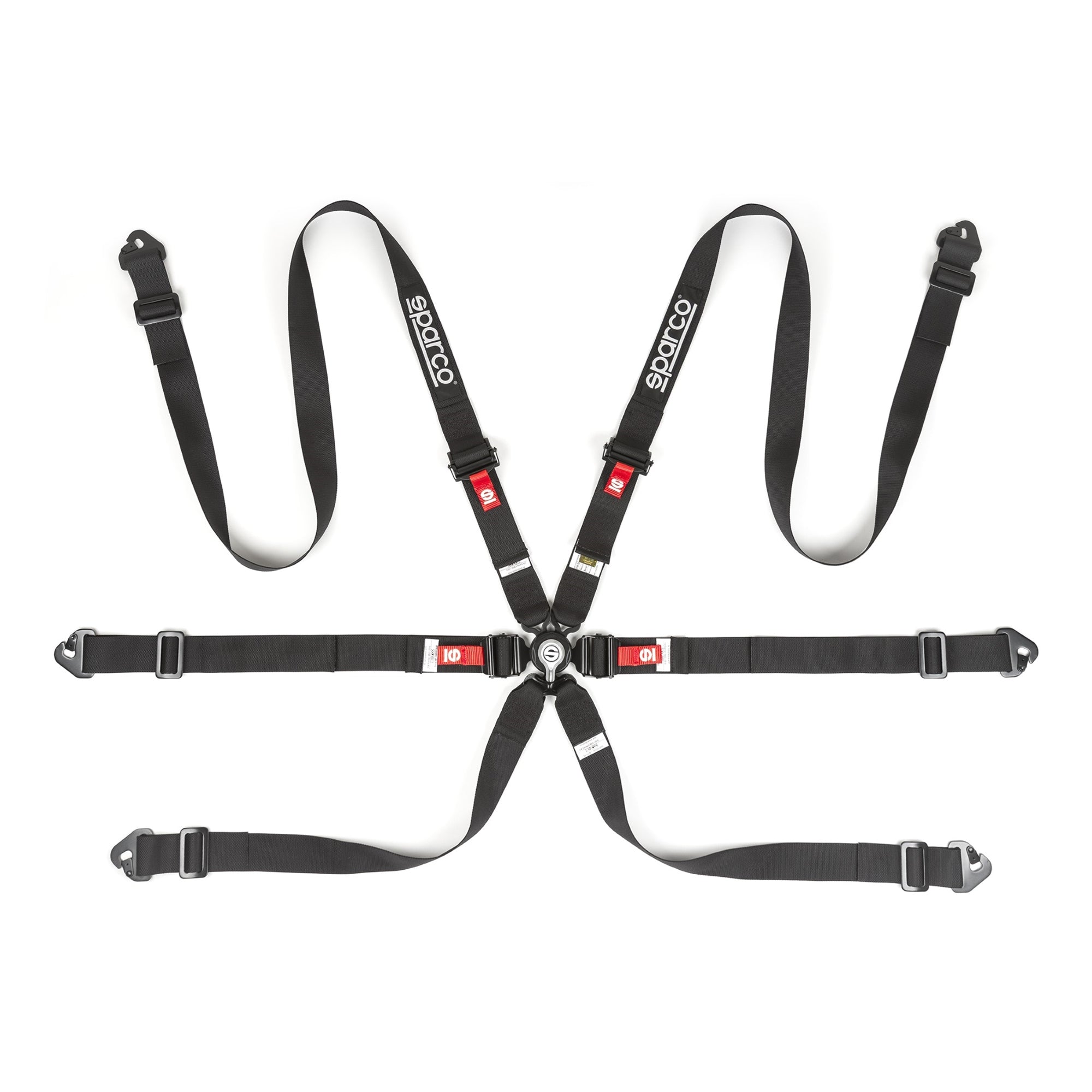 Sparco Comp H-2 6PT Aluminum PD 2" Harness