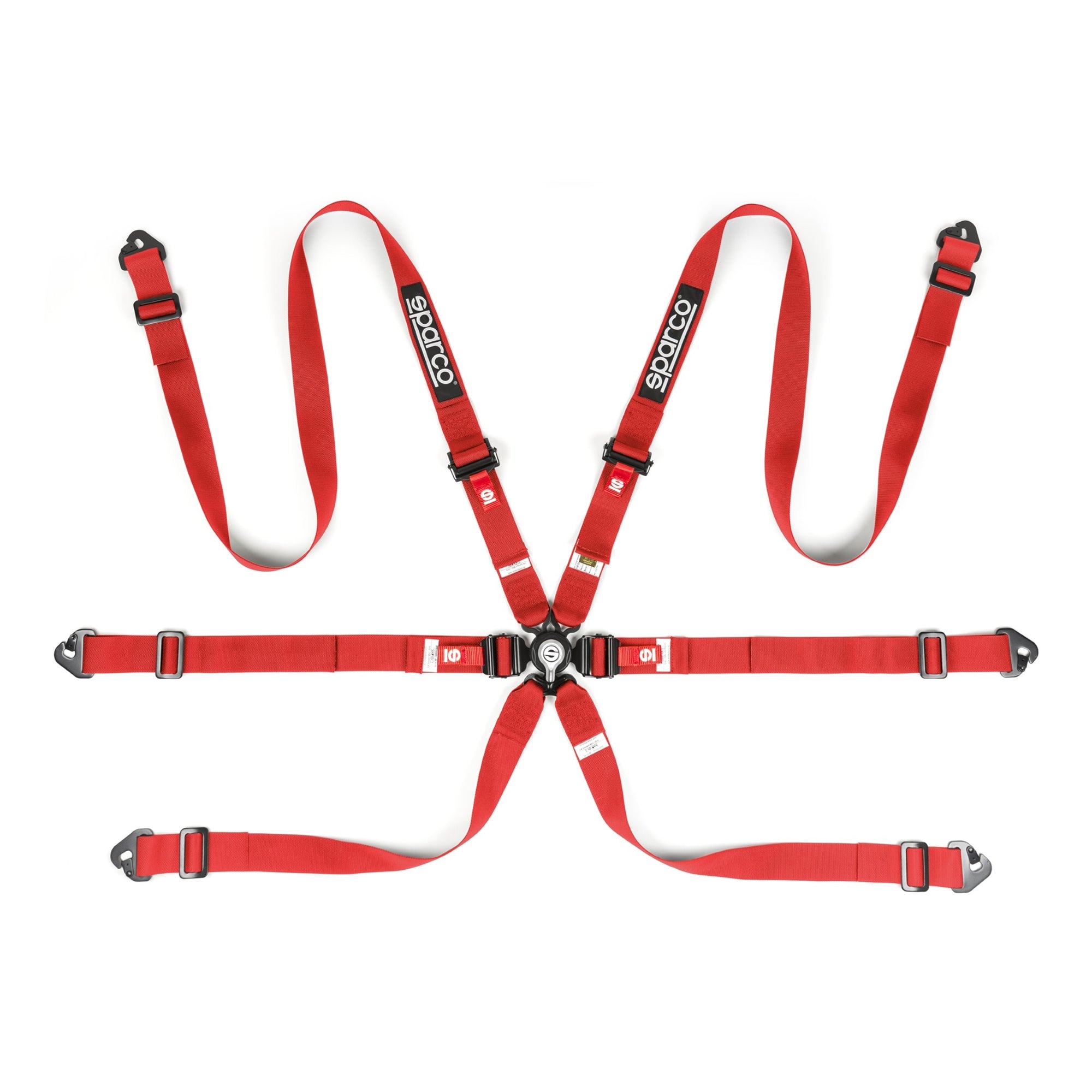 Sparco Comp H-2 6PT Aluminum PD 2" Harness