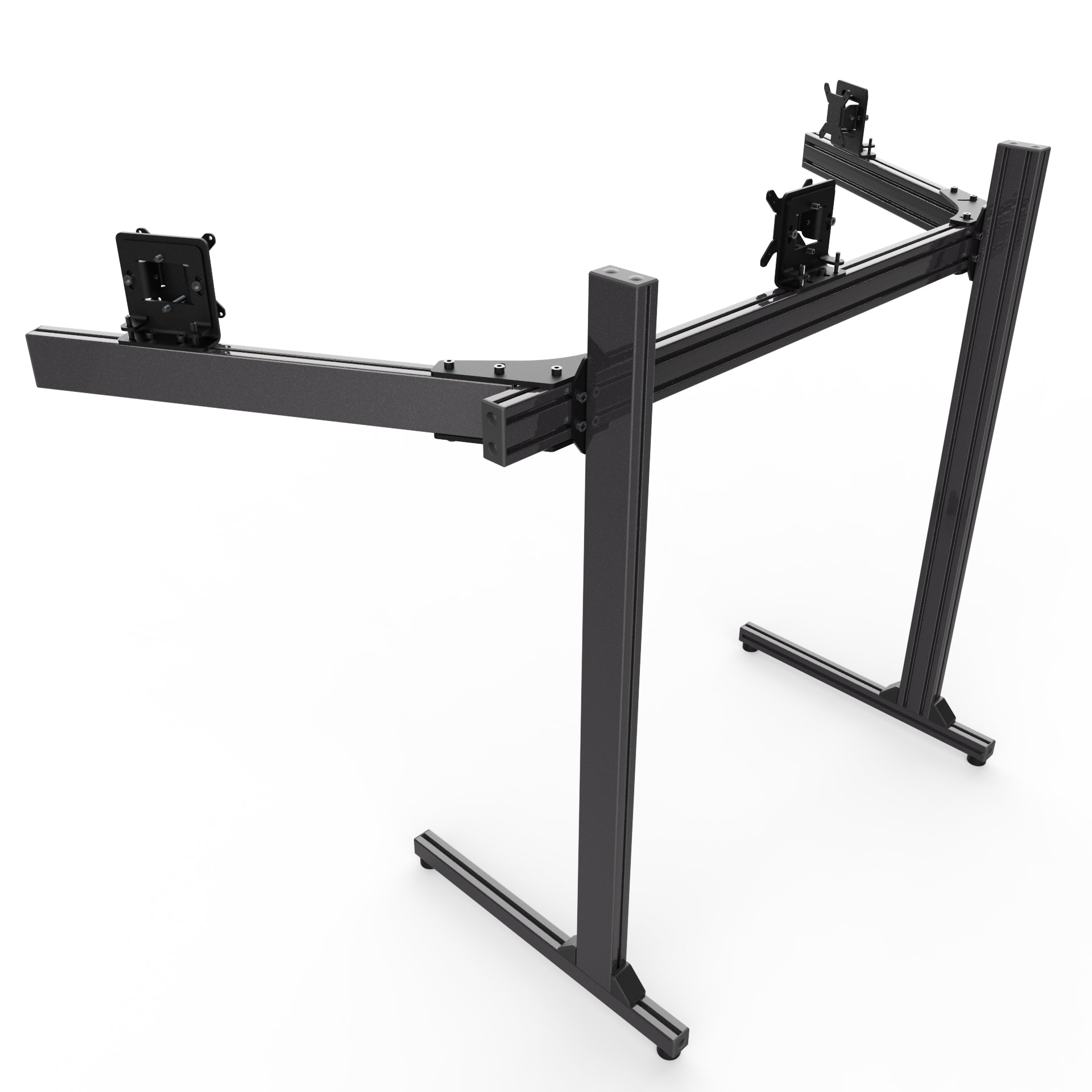 Freestanding Triple Monitor Stand (Up to 43