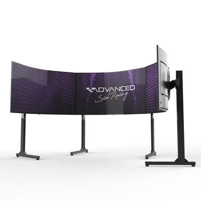 Freestanding Triple TV Stand [Up to 65" TV]