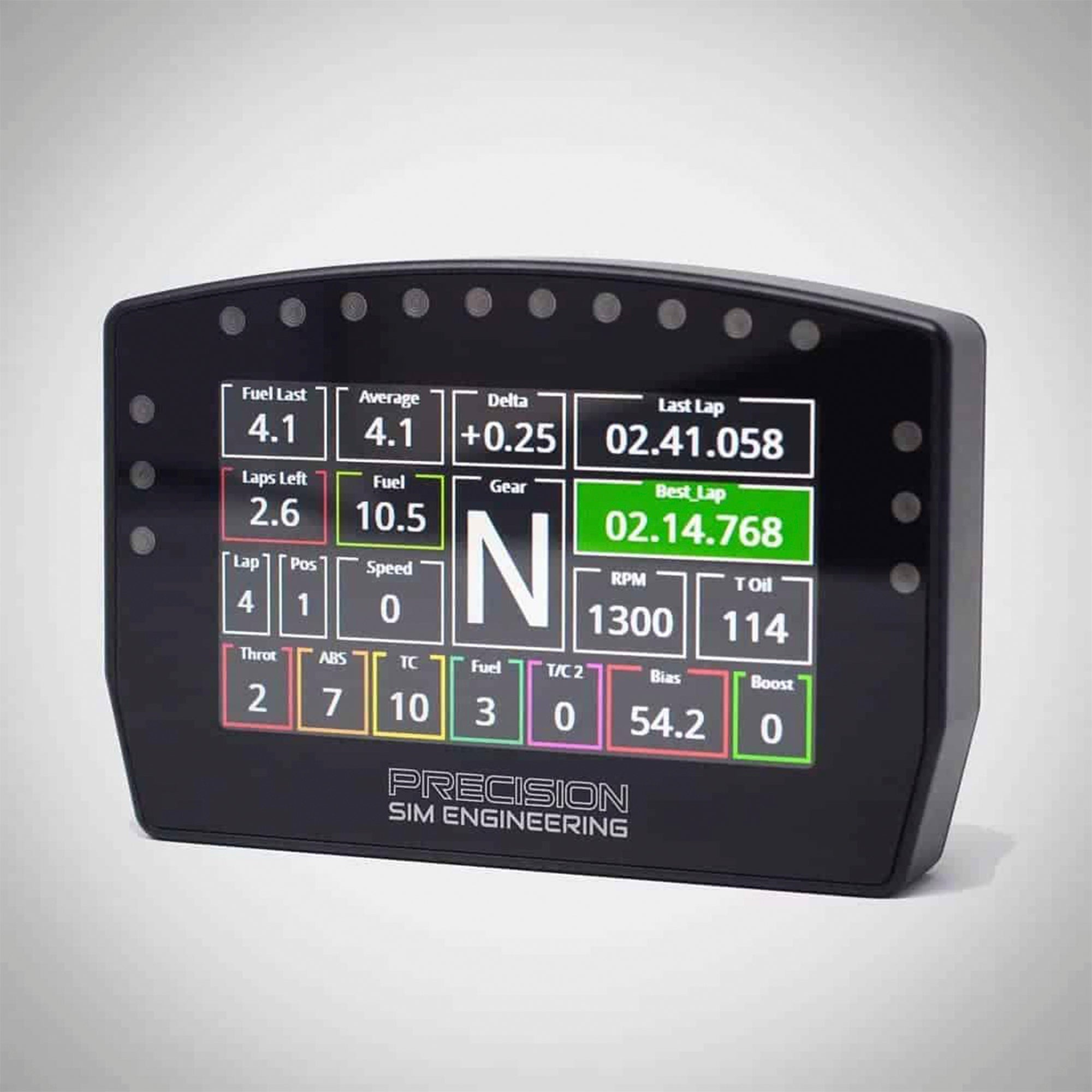 Timings Display Sim Racing Precision Sim Engineering DDU (Data Display Unit) – Advanced SimRacing