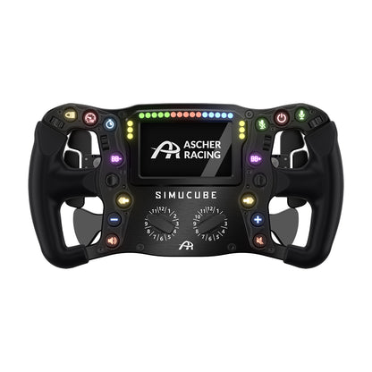 Ascher Racing x Simucube Ultimate Steering Wheel