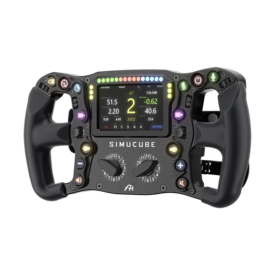 Ascher Racing x Simucube Ultimate Steering Wheel