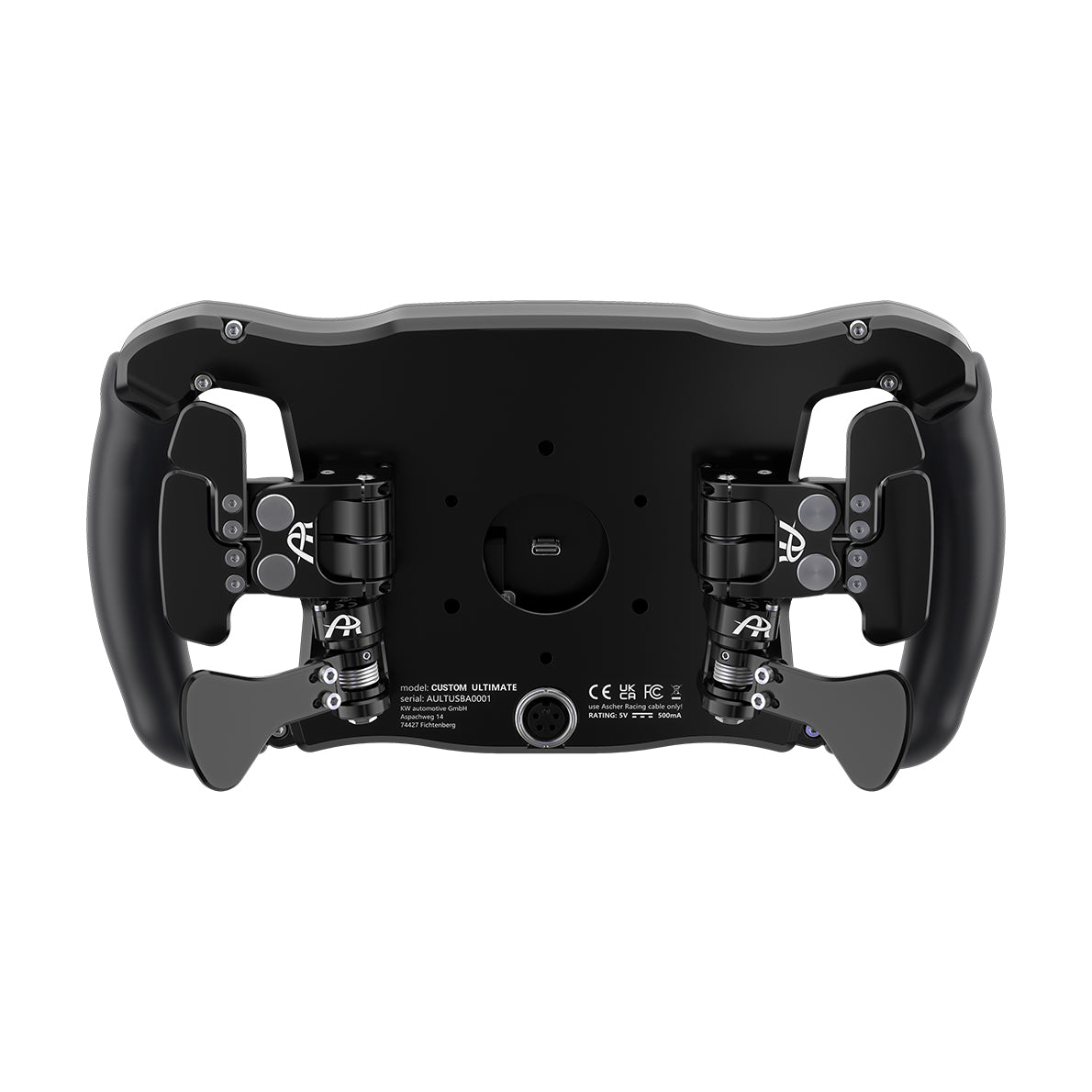 Ascher Racing x Simucube Ultimate Steering Wheel