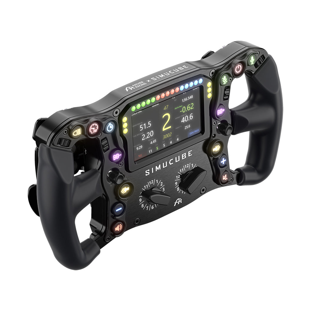 Ascher Racing x Simucube Ultimate Steering Wheel