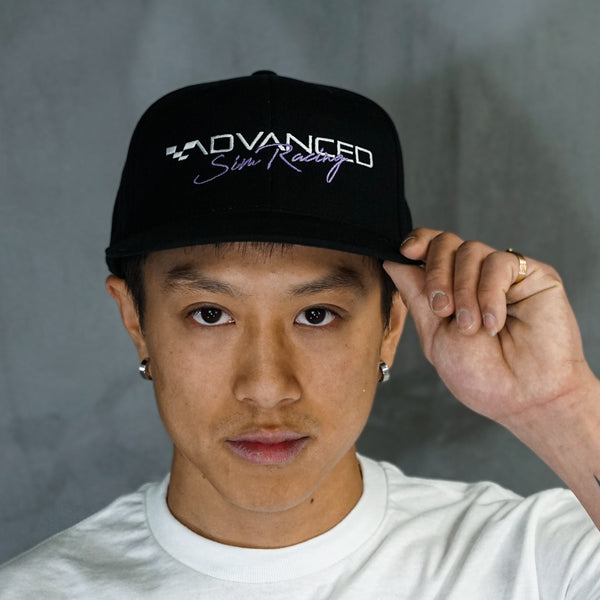 Black Flat Bill Cap