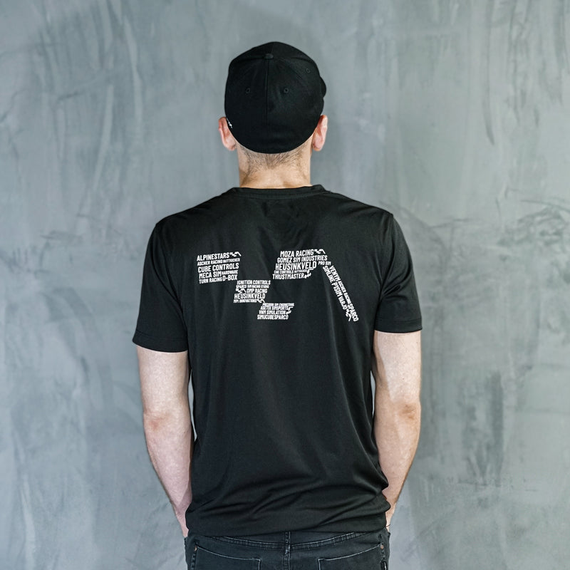 Unisex Black Sport T-Shirt