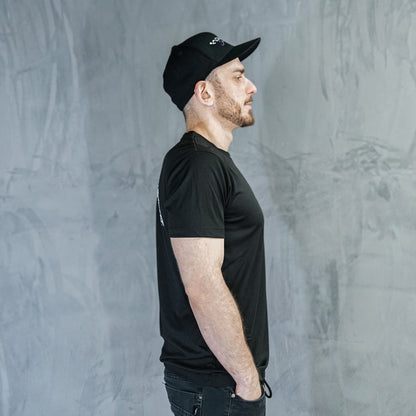 Unisex Black Sport T-Shirt