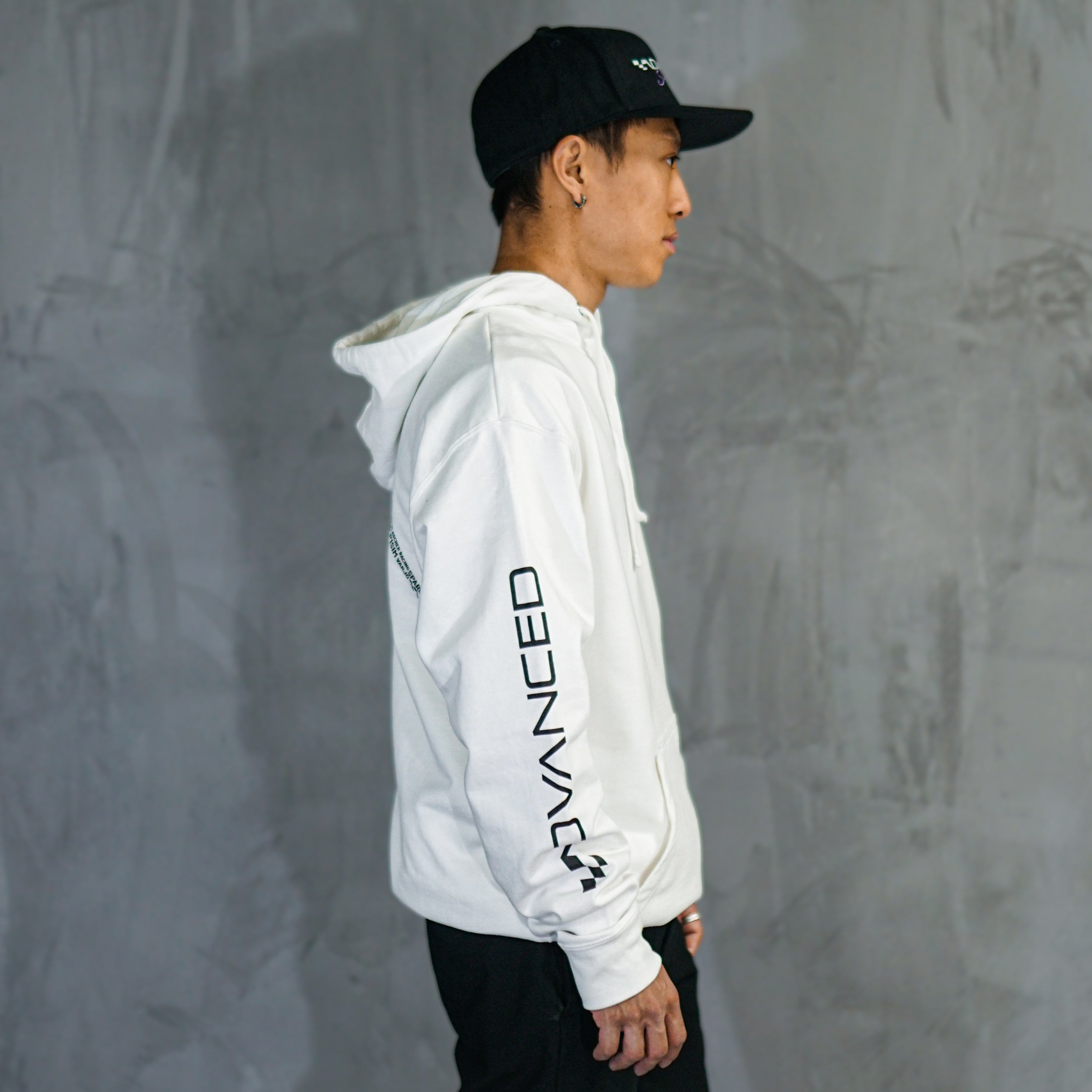 Unisex White Hoodie