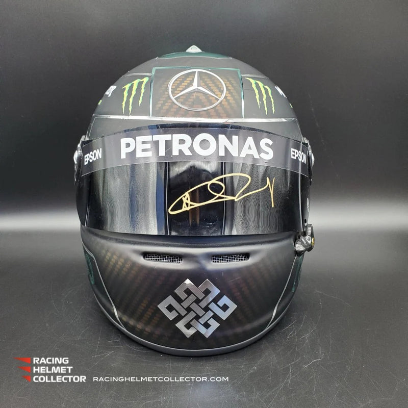 Racing Helmet Collector - Nico Rosberg 2016 Signed Helmet Visor Tribut