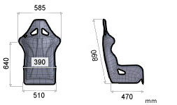 OMP TRS-E Bucket Seat