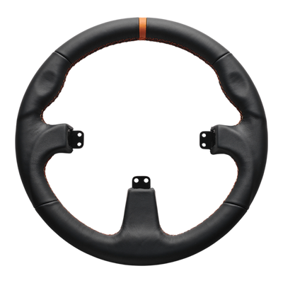 Asetek SimSports Round Black Leather Rim