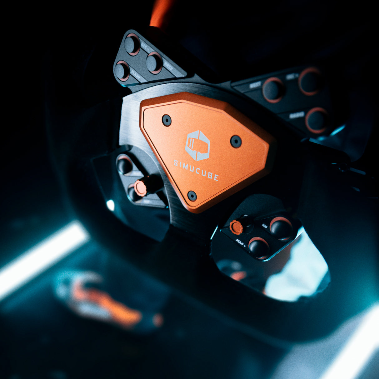 Tak California⚽️  Simucube Tahko GT-21 Wireless Steering Wheel [Orange