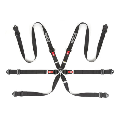 Sparco Comp H-2 6PT Aluminum PD 2" Harness