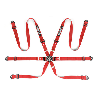 Sparco Comp H-2 6PT Aluminum PD 2" Harness