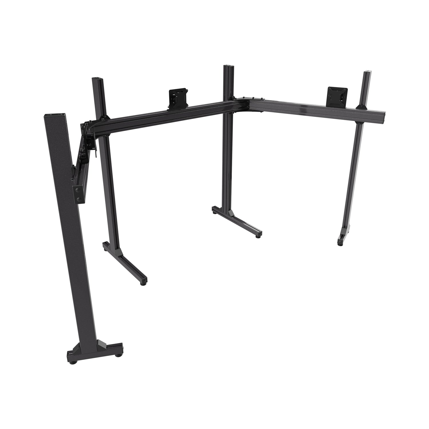 Freestanding Triple TV & Monitor Stand [Up to 50" TV or 45" Ultrawide]