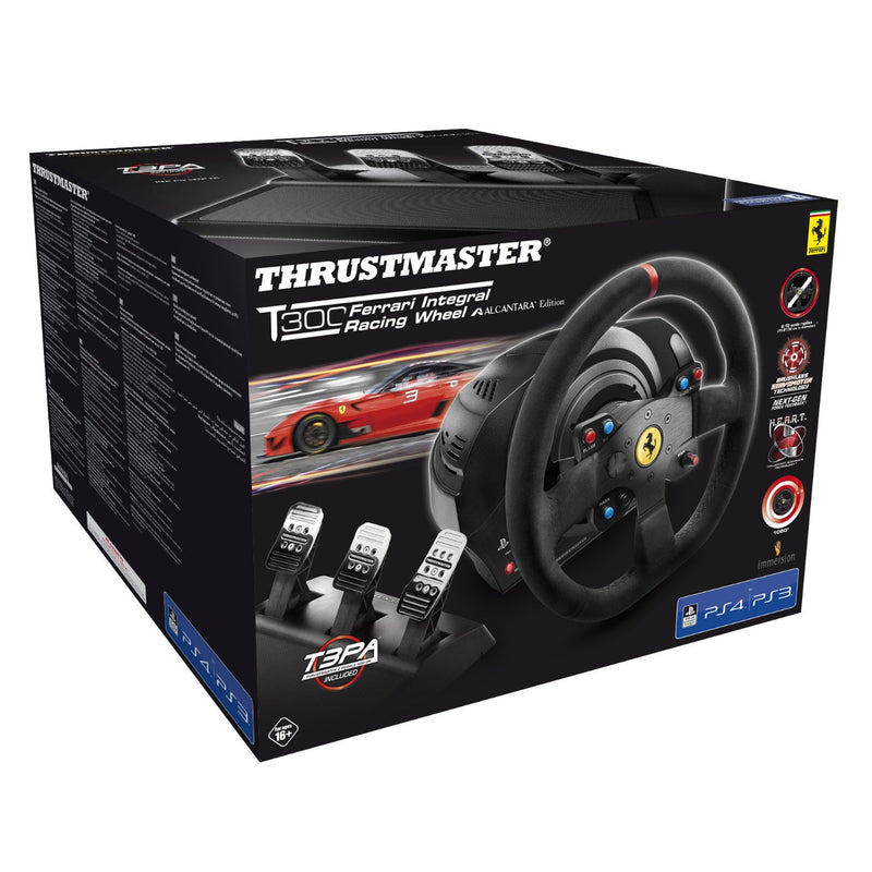 Thrustmaster T300 Ferrari Alcantara Edition + Ferrari F1 Wheel Add
