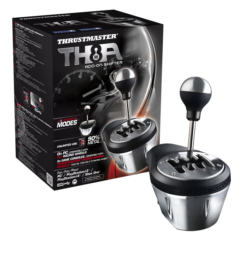 Thrustmaster TH8A Shifter Realistische High-End-Gangschaltung - fur PC /  PS4 / PS5 / Xbox One / Xbox Series X